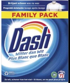 Dash Waspoeder Original Wit - Wasmiddel - 72 Wasbeurten - Voordeelverpakking -Thuis Wassen 1007x1200 1