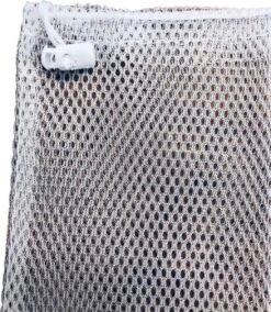 Orange85 Waszak - Groot - XL - 60 X 90 CM - Wit - Treksysteem - Trekbandsluiting - Polyester - Wasnet - Laundry Bag - Voor Kleding -Thuis Wassen 1043x1200