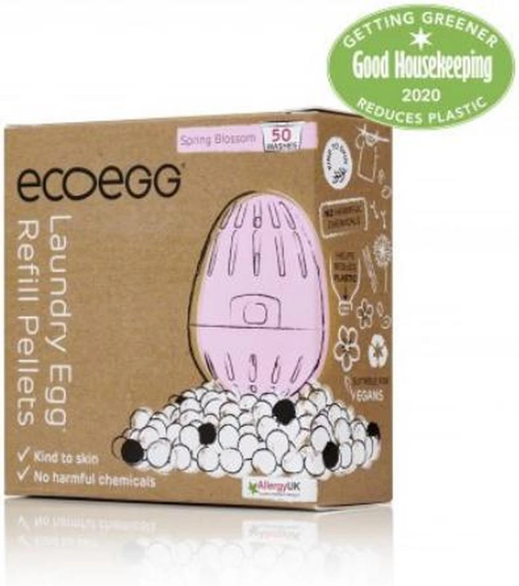 EcoEgg - Navul Eco-egg Wasbol - Refill Ecoegg Spring Bloesem - Vegan - Zuinig Wassen - Milieuvriendelijk Wassen - Propere Eco Wassen - 50 X Goedkoop Wassen 3 EcoEgg - Navul Eco-egg Wasbol - Refill Ecoegg Spring Bloesem - Vegan - Zuinig Wassen - Milieuvriendelijk Wassen - Propere Eco Wassen - 50 X Goedkoop Wassen