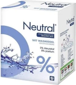 Neutral 0% Wit Parfumvrij Waspoeder - 45 Wasbeurten - Wasmiddel -Thuis Wassen 1073x1200