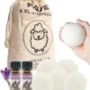 FAVE Drogerballen XL - 6 Stuks - Inclusief 2x Lavendelolie & Opbergzakje - Wasbol - Wasballen - Doseerbol - Droogballen - Duurzaam 2 FAVE Drogerballen XL - 6 Stuks - Inclusief 2x Lavendelolie & Opbergzakje - Wasbol - Wasballen - Doseerbol - Droogballen - Duurzaam -Thuis Wassen 1077x1200