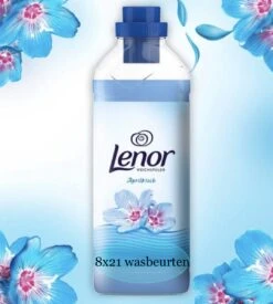 LENOR APRILFRIS WASVERZACHTER -8X21 WASBEURTEN-ST 525ML -Thuis Wassen 1078x1200