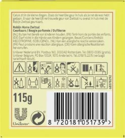 Robijn Zwitsal - Home Geurkaars - 115 Gram -Thuis Wassen 1090x1200 1