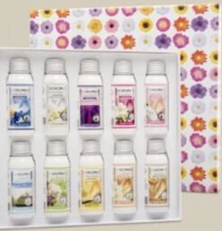 Horomia Geschenkset - Wasparfum Proefpakket - Horobox Silver - 10x 50ml Wasparfum -Thuis Wassen 1154x1200