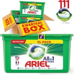 Ariel All In 1 Pods Regular Wasmiddel - Voordeelverpakking 3 X 37 Wasbeurten - Wasmiddel Pods 24 Ariel All In 1 Pods Regular Wasmiddel - Voordeelverpakking 3 X 37 Wasbeurten - Wasmiddel Pods -Thuis Wassen 1179x1200