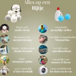Goodlifehacks Originele XL 6 Stuks Drogerballen - Wasbollen - Wasverzachter - Zero Waste Dryerballs - Duurzaam - Herbruikbare Droogballen - Wit & Grijs - Energie Besparen -Thuis Wassen 1198x1200 29
