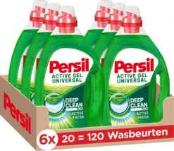 Persil® Persil Active Gel Universal - Vloeibaar Wasmiddel - Voordeelverpakking - 6 X 20 Wasbeurten