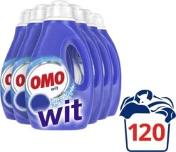 Omo Wit Vloeibaar Wasmiddel - 6 X 20 Wasbeurten - Voordeelverpakking -Thuis Wassen 1200x1041 3
