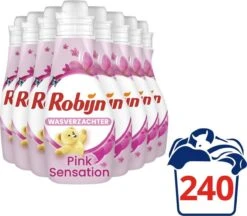 Robijn Pink Sensation Wasverzachter - 240 Wasbeurten - Voordeelverpakking -Thuis Wassen 1200x1049 4