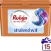 Robijn Wascapsules - 3-in-1 - Stralend Wit - 15 Stuks -Thuis Wassen 1200x1051 1