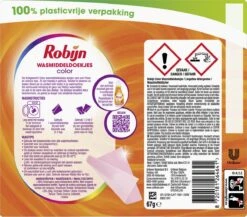 Robijn Classics Color Wasmiddeldoekjes 16 Wasstrips -Thuis Wassen 1200x1055 1