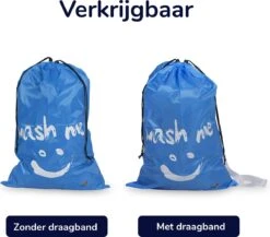 Wonair - Waszakken Voor Wasgoed - 60x90cm - Hemelsblauw - Met Trekkoord -Thuis Wassen 1200x1055 4