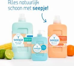 Seepje Wasmiddel - Vrolijke Lotus - Wasmiddel Wol En Fijn – Natuurlijke Ingredienten - 3 X 23 Wasbeurten - 3 X 1L -Thuis Wassen 1200x1063 2