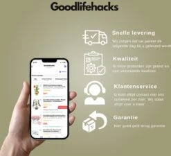 Goodlifehacks Originele XL 6 Stuks Drogerballen - Wasbollen - Wasverzachter - Zero Waste Dryerballs - Duurzaam - Herbruikbare Droogballen - Wit & Grijs - Energie Besparen -Thuis Wassen 1200x1093