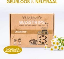 Wasmiddeldoekjes - Ongeparfumeerd Wasstrips 64 Wasbeurten – Wasmiddel Wasdoekjes - Natuurlijke Wasverzachter – Vegan – Zero Waste -Thuis Wassen 1200x1100 2