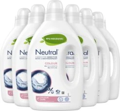 Neutral Vloeibaar Wasmiddel Kleur - 6 X 20 Wasbeurten - Voordeelverpakking 12 Neutral Vloeibaar Wasmiddel Kleur - 6 X 20 Wasbeurten - Voordeelverpakking -Thuis Wassen 1200x1108