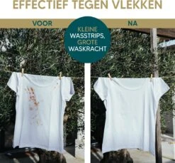 Wasmiddeldoekjes - Ongeparfumeerd Wasstrips 64 Wasbeurten – Wasmiddel Wasdoekjes - Natuurlijke Wasverzachter – Vegan – Zero Waste -Thuis Wassen 1200x1111 1