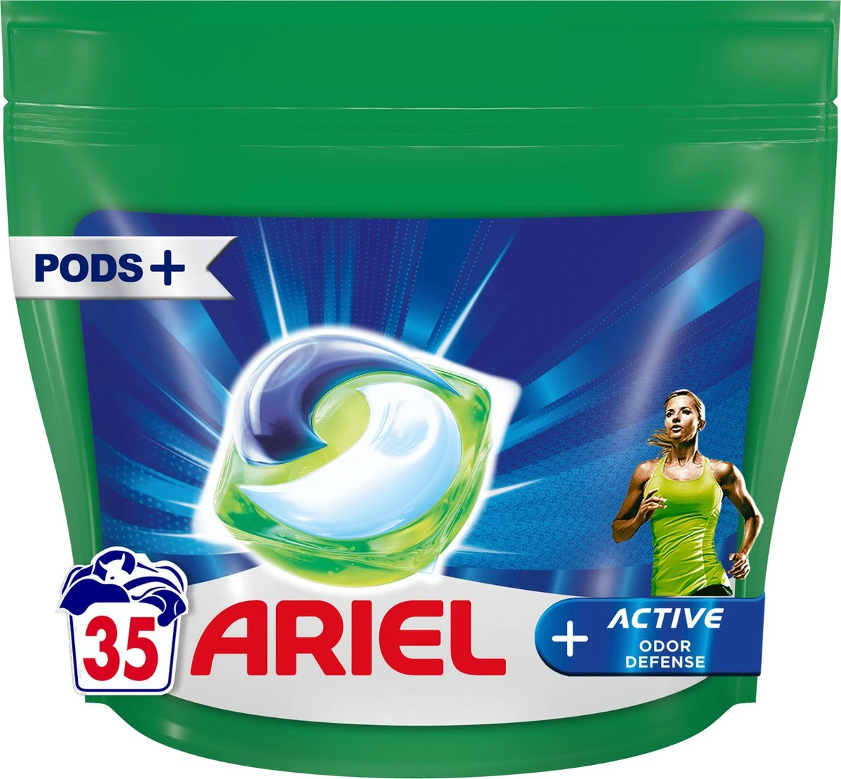 Ariel All In 1 Wasmiddel Pods + Actieve Geurbestrijding - Wascapsules - 35 Wasbeurten 4 Ariel All In 1 Wasmiddel Pods + Actieve Geurbestrijding - Wascapsules - 35 Wasbeurten - Afbeelding 2