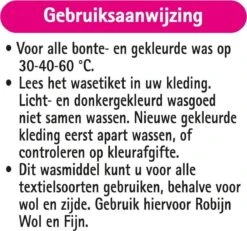 Robijn Color Pink Sensation Vloeibaar Wasmiddel 60 Wasbeurten -Thuis Wassen 1200x1121