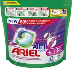 Ariel All In 1 Wasmiddel Pods + Extra Vezelbescherming - Voordeelverpakking 3 X 35 Wasbeurten -Thuis Wassen 1200x1126 6