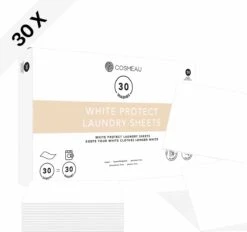 Cosmeau Witte Was White Protect Wasstrips 30 Wasbeurten Sheets Eco Laundry Strips