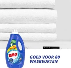 Omo Wit XXL Vloeibaar Wasmiddel - 80 Wasbeurten - Voordeelfles -Thuis Wassen 1200x1152 2