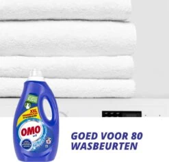 Omo Wit XXL Vloeibaar Wasmiddel - 80 Wasbeurten - Voordeelfles -Thuis Wassen 1200x1152 3