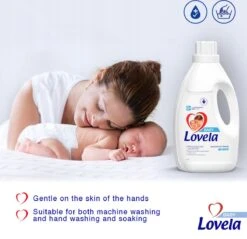 Lovela - Wasmiddel - Hypoallergene Melk - Voor Het Wassen Van Baby & Witte Kleding - 4,5l -Thuis Wassen 1200x1161 9