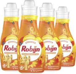 Robijn Classics Passiebloem & Bergamot Wasverzachter - 4 X 30 Wasbeurten - Voordeelverpakking -Thuis Wassen 1200x1169 6