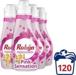 Robijn Summer Pink Wasverzachter - 4 X 30 Wasbeurten - Voordeelverpakking -Thuis Wassen 1200x1171 1
