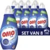 Omo Klein & Krachtig Wit Vloeibaar Wasmiddel - 8 X 20 Wasbeurten - Voordeelverpakking -Thuis Wassen 1200x1186 5