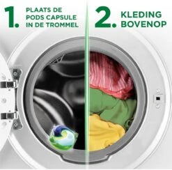 Ariel All-in-1 PODS Wasmiddelcapsules Kleur - 58 Wasbeurten -Thuis Wassen 1200x1187