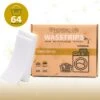 Wasmiddeldoekjes - Ongeparfumeerd Wasstrips 64 Wasbeurten – Wasmiddel Wasdoekjes - Natuurlijke Wasverzachter – Vegan – Zero Waste -Thuis Wassen 1200x1190