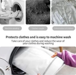 BOTC Waszakken - Wasnetten - Set Van 5 - Bescherm Je Wasgoed En Wasmachine - Transparant -Thuis Wassen 1200x1191 3