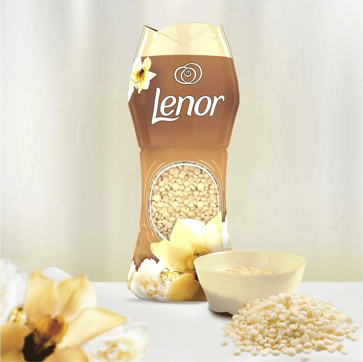 Lenor Geurbooster Gouden Orchidee - Geurparels - 6x11 Wasbeurten - Voordeelverpakking 7 Lenor Geurbooster Gouden Orchidee - Geurparels - 6x11 Wasbeurten - Voordeelverpakking - Afbeelding 5