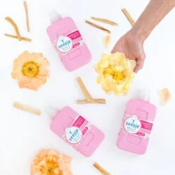 Seepje Wasverzachter - Pioenroos En Cederhout – Natuurlijke Ingredienten - 4 X 30 Wasbeurten - 4 X 750ML -Thuis Wassen 1200x1200 1084