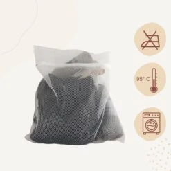 Orange85 Waszakken - 2 Stuks - Ritssluiting - Wit - 50x40 Cm - Polyester -Thuis Wassen 1200x1200 1344