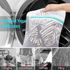 BOTC Waszakken - Wasnetten - Set Van 5 - Bescherm Je Wasgoed En Wasmachine - Transparant -Thuis Wassen 1200x1200 1403