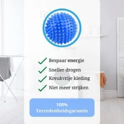 Wasdroger Ballen - Wasbol - Droogballen - Wasbal - Wasballen - Drogerballen - Wasballen Voor Wasmachine - 4 Stuks -Thuis Wassen 1200x1200 1484