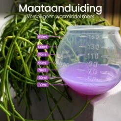 BluGo Doseerbol 2 Stuks - Wasbollen - Doseerdop - Drogerballen - Wasballen - Wasmiddel - Herbruikbaar - Maataanduiding - 150ml -Thuis Wassen 1200x1200 1496