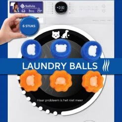 Salivio Laundryballs - 8x Wasbol Set - Huisdieren Haar Verwijderen - Wasbollen - Drogerballen - Energiebesparend - Wasverzachter - Milieuvriendelijk Wassen 10 Salivio Laundryballs - 8x Wasbol Set - Huisdieren Haar Verwijderen - Wasbollen - Drogerballen - Energiebesparend - Wasverzachter - Milieuvriendelijk Wassen -Thuis Wassen 1200x1200 1513
