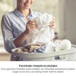 Wollen Drogerballen - Duurzaam & Milieuvriendelijk - Wasbol - Verkort Droogtijd - Droogballen - Hypoallergeen En Chemicaliënvrij - Bespaar Op Energierekening - Wasdroger Ballen - Wasbollen -Thuis Wassen 1200x1200 1531