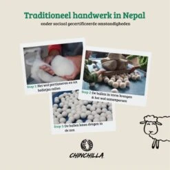 Merkloos Chinchilla® Drogerballen XXL - Set Van 6 Stuks - Herbruikbare Wasdrogerballen - Droogballen - Energiebesparing - Drogerballen Voor Wasdrogers - Wasbollen -Thuis Wassen 1200x1200 1604