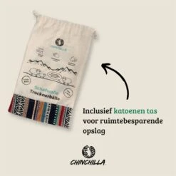 Merkloos Chinchilla® Drogerballen XXL - Set Van 6 Stuks - Herbruikbare Wasdrogerballen - Droogballen - Energiebesparing - Drogerballen Voor Wasdrogers - Wasbollen -Thuis Wassen 1200x1200 1606