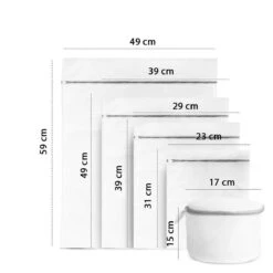 ForDig Wasnet Waszakjes (5 Stuks) Voor Lingerie En Fijne Was - Geschikt Voor Wasmachine - Met Rits - Wit 17 ForDig Wasnet Waszakjes (5 Stuks) Voor Lingerie En Fijne Was - Geschikt Voor Wasmachine - Met Rits - Wit -Thuis Wassen 1200x1200 1630