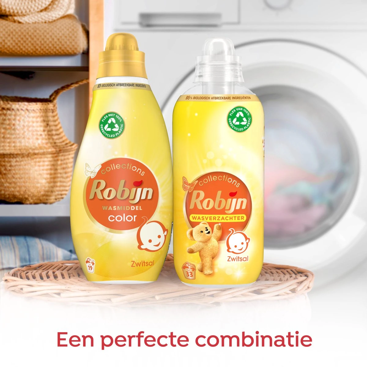 Robijn Klein & Krachtig Collections Color Zwitsal Vloeibaar Wasmiddel 19 Wasbeurten 7 Robijn Klein & Krachtig Collections Color Zwitsal Vloeibaar Wasmiddel 19 Wasbeurten - Afbeelding 5