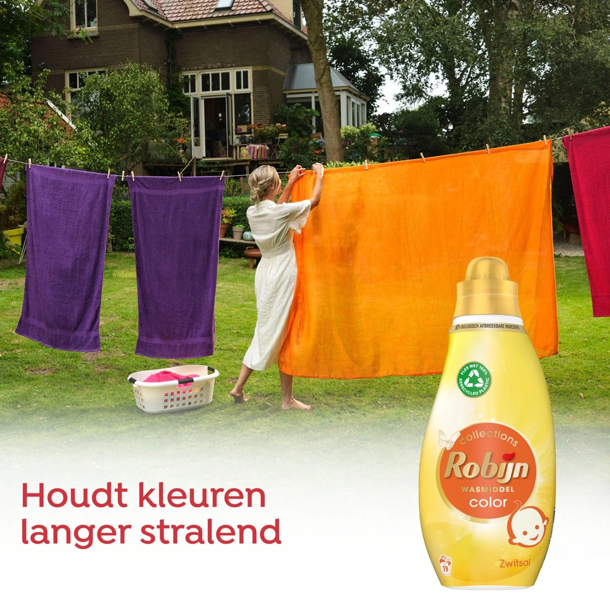 Robijn Klein & Krachtig Collections Color Zwitsal Vloeibaar Wasmiddel 19 Wasbeurten 8 Robijn Klein & Krachtig Collections Color Zwitsal Vloeibaar Wasmiddel 19 Wasbeurten - Afbeelding 6