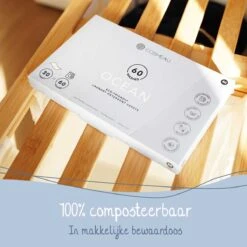 Cosmeau Wasstrips 60 Wasbeurten Zeebries Wasmiddel Wasvellen Wasdoekjes Detergent Sheets Eco Laundry Strips - Plasticvrij Biologisch Eco -Thuis Wassen 1200x1200 256