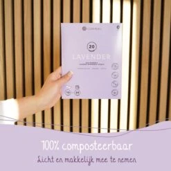 Cosmeau Wasstrips 20 Wasbeurten Lavendel Wasmiddel Wasvellen Wasdoekjes Detergent Sheets Eco Laundry Strips Proefpakket - Plasticvrij Biologisch -Thuis Wassen 1200x1200 270