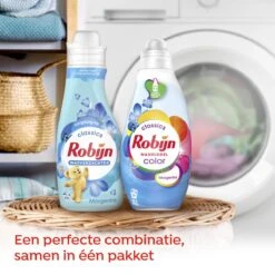 Robijn Morgenfris Wasmiddel En Wasverzachter - 57 Wasbeurten - Voordeelverpakking 15 Robijn Morgenfris Wasmiddel En Wasverzachter - 57 Wasbeurten - Voordeelverpakking -Thuis Wassen 1200x1200 367